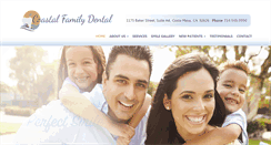 Desktop Screenshot of coastalfamilydental.com